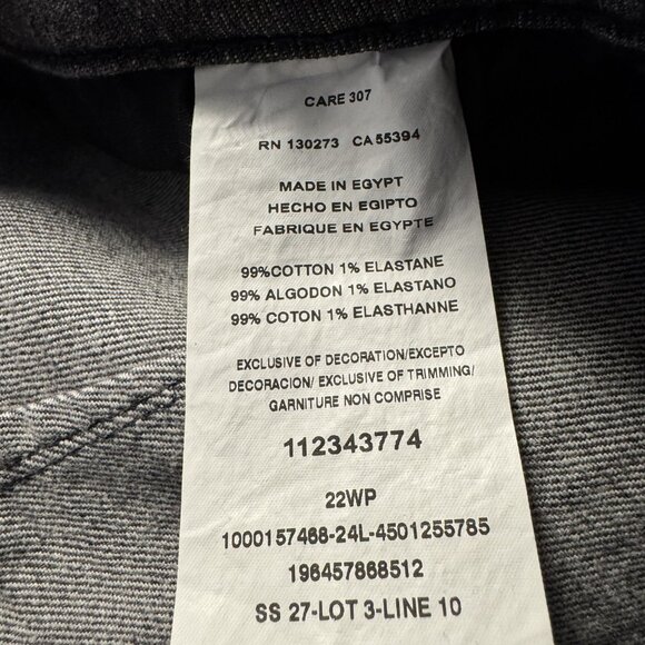 NWT Lee Legendary Plus High-Rise Trouser Jeans 22W Petite Dark Wash Wide Leg - Picture 9 of 10